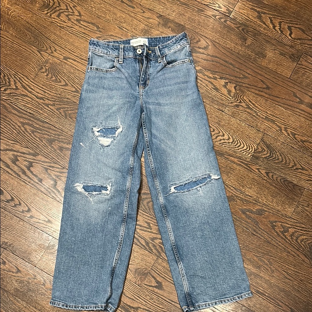 kids Blue Distressed Jeans